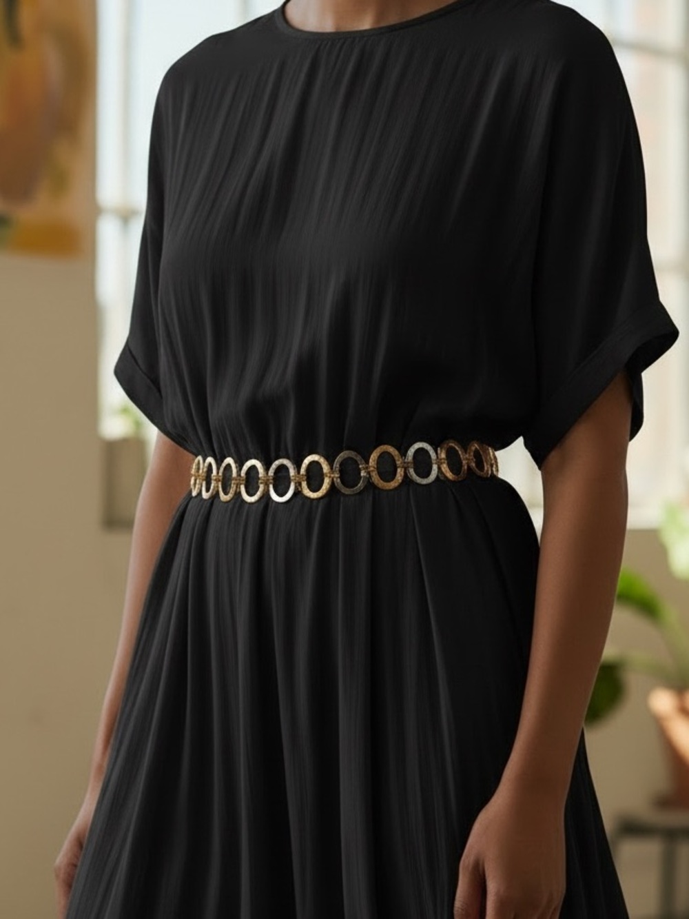 Givenchy vintage mid-century modern belt - Picture 2 of 7